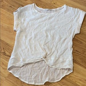 Textured Cream Top